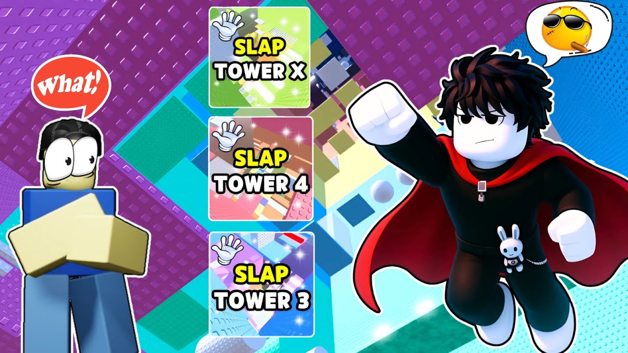 Slap Tower | Mình Đã Trở Thành Siêu Anh Hùng Tiêu Diệt Hết Tower Troll