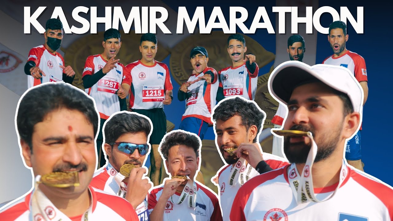Kashmir Marathon 2024 | First Edition Highlights | Retina Charmer x Kashmir Tourism