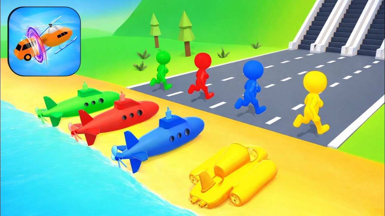 "Shape Shifting Game 🚗🚤✈️ Epic Car Boat Plane Race | Insane Gameplay 2025" Ep172