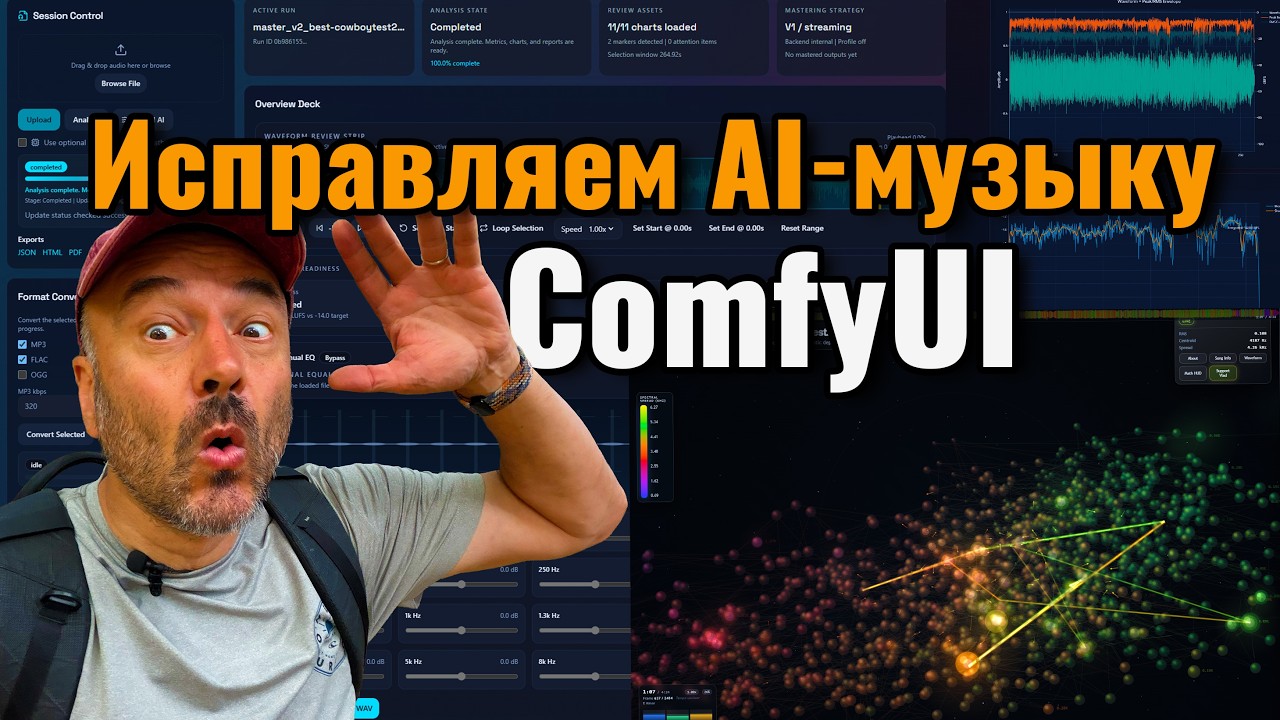 Исправляем AI-музыку: бесплатный мастеринг, анализ и визуализация в 3D