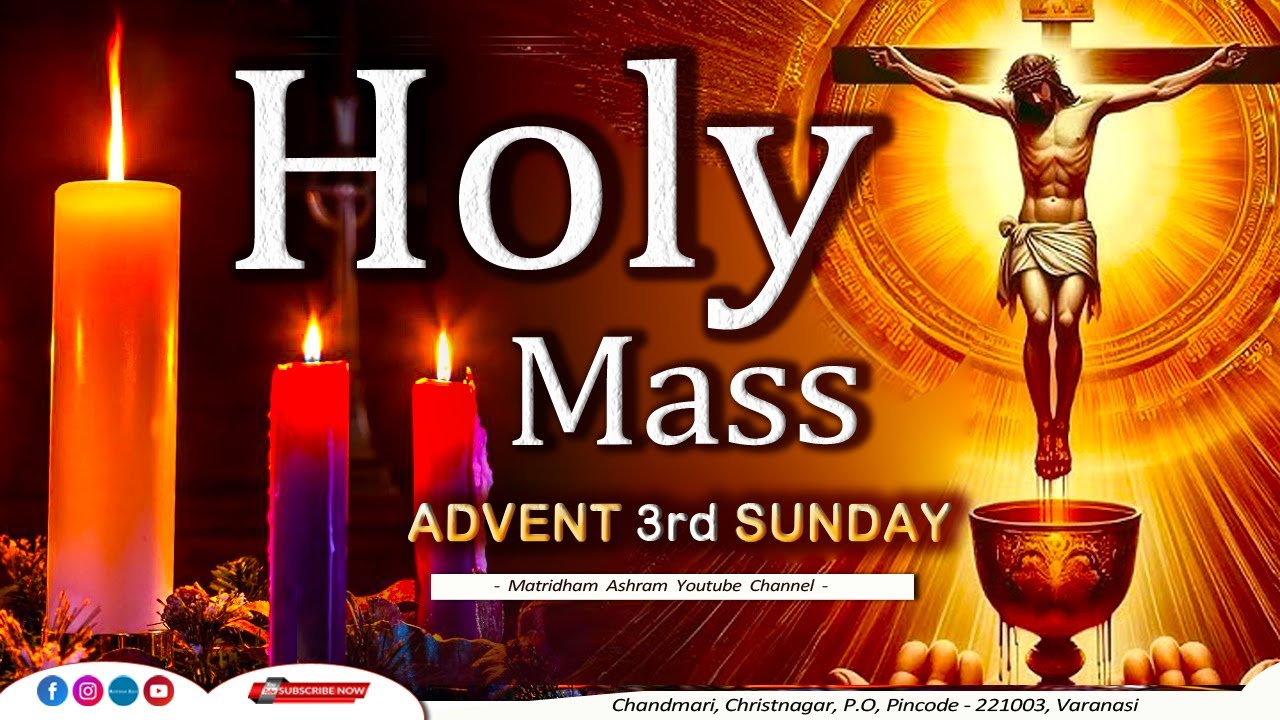 Holy Mass - Advent 3rd Sunday II Matridham Ashram || by Fr. Bryan II 14-12-2025