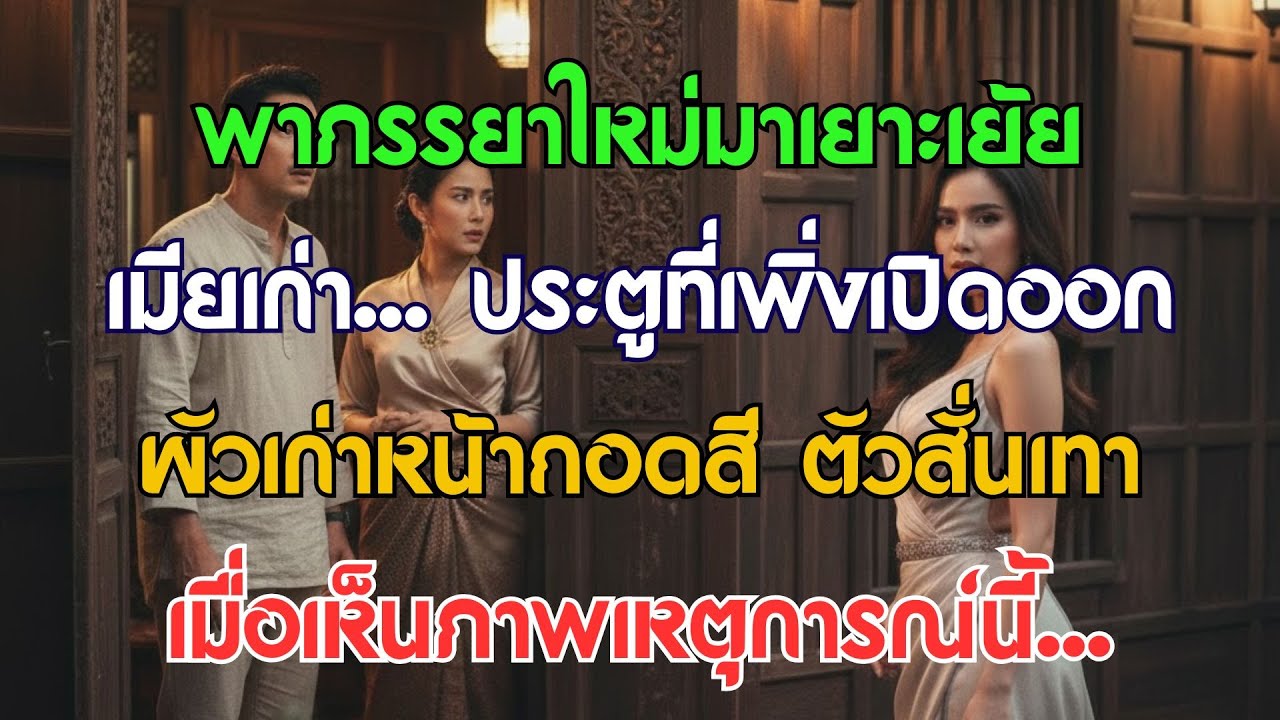 หย่ามา 5 เดือน พาสาวใหม่มาเยาะเย้ยเมียเก่า พอเปิดประตูออกมา ผัวเก่าถึงกับหน้าถอดสีเมื่อเห็น…
