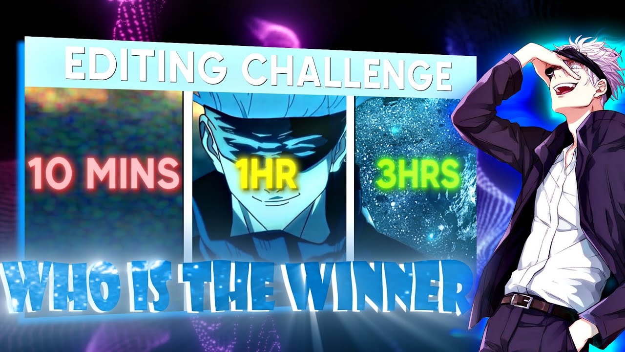 Editing Challenge - 10mins Vs 1hr Vs 3hrs!