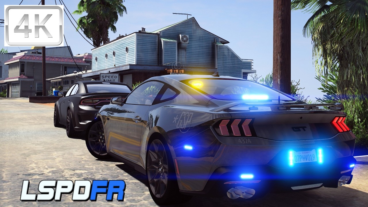 GTA 5 MODS LSPDFR | GSP MUSTANG Highway Patrol