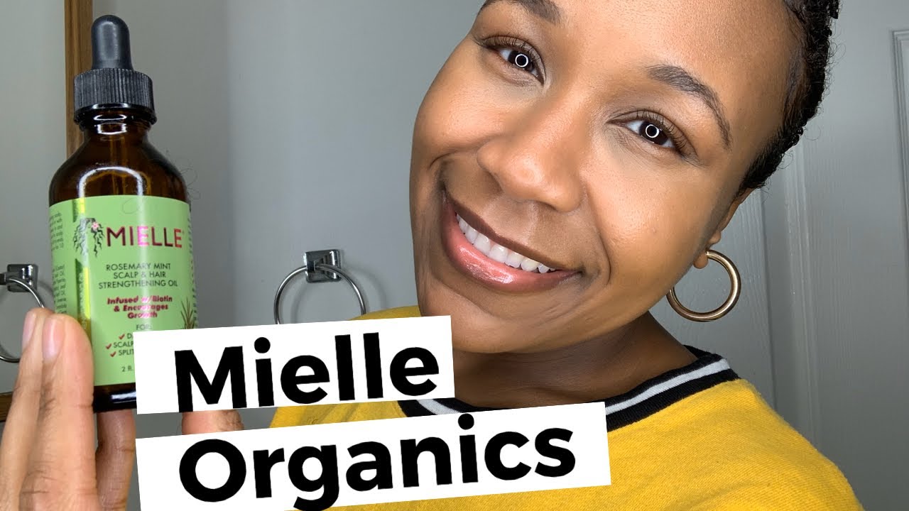 MIELLE ROSEMARY MINT SCALP AND HAIR STRENGTHENING OIL APPLICATION + REVIEW