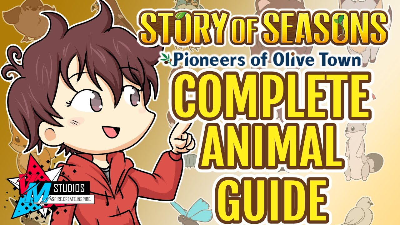 Story of Seasons: Pioneers of Olive Town (Switch) The Complete Animal Guide