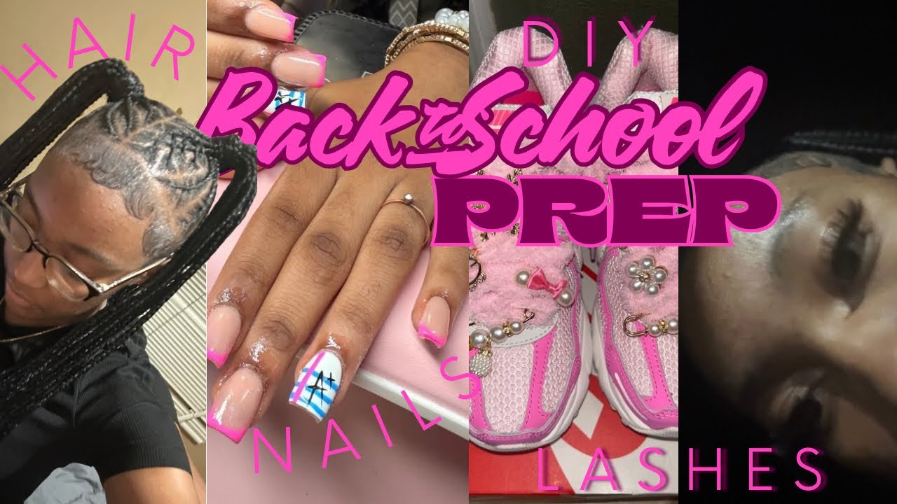 Back to school maintenance ✯ Hair, Nails , DIY, Lashes , ect || Vaeh’s Diary 