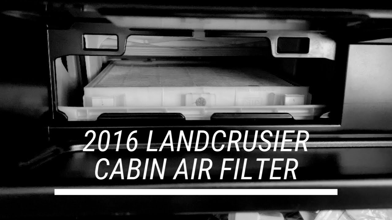 Замена воздушного фильтра салона Land Cruiser 200 серии