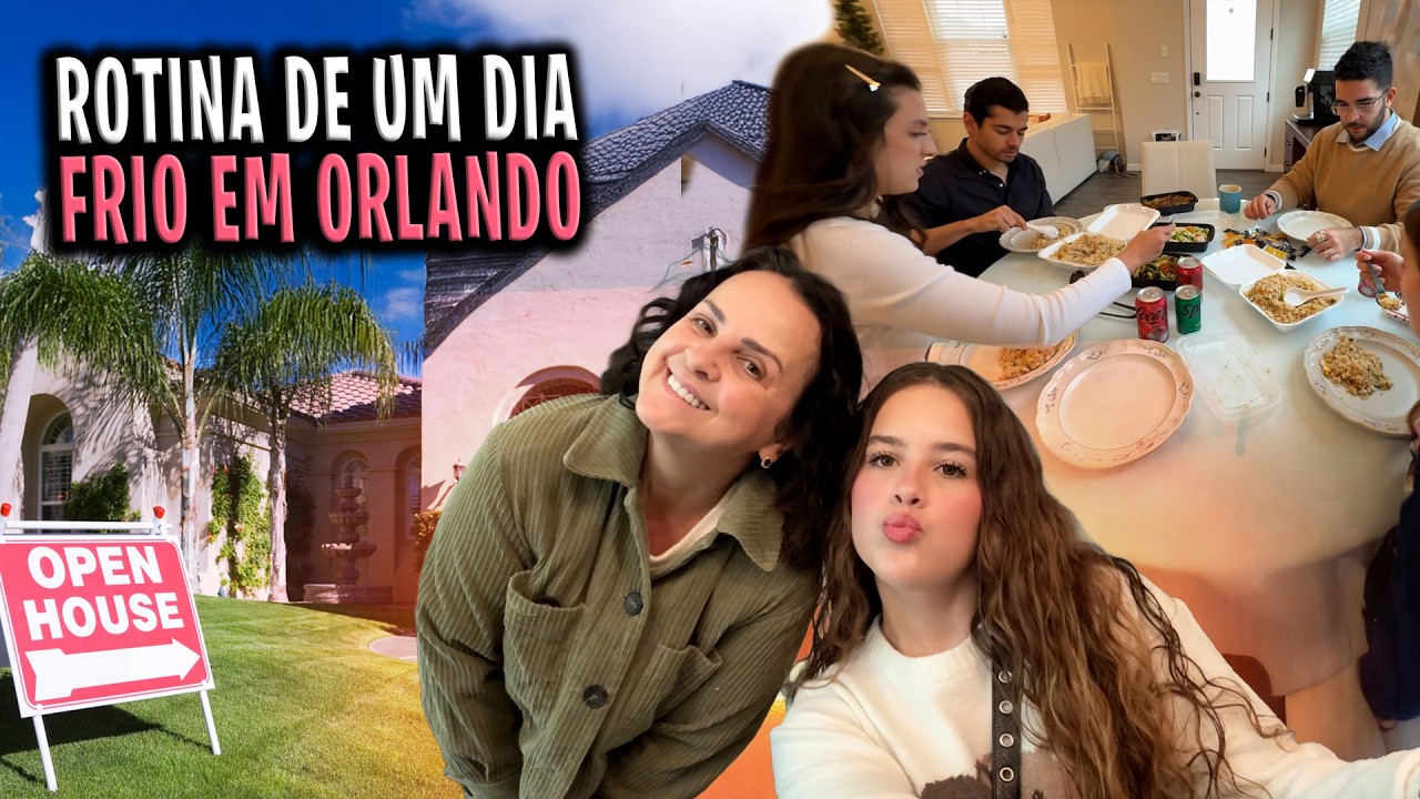 Rotina do sábado mais gelado do ano em Orlando 
