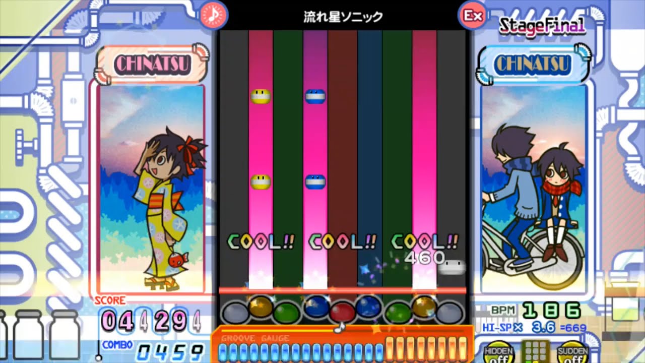 【ポップン】J-エモ/流れ星ソニック（EX）
