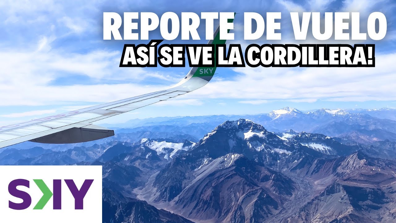 CÓMO ES el VUELO más CORTO entre ARGENTINA y CHILE | Mendoza - Santiago | SKY Airline|TRIPREPORT #43
