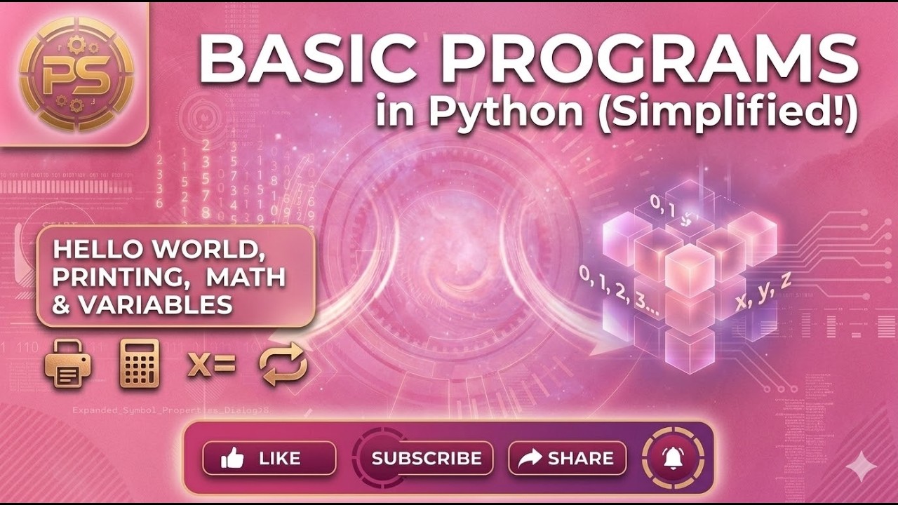 Basic programs in Python