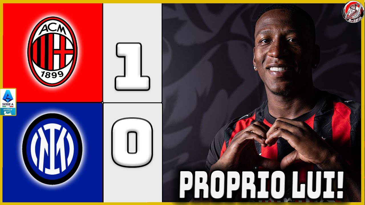 MILAN INTER 1-0 || ESTUPINIAN IL MIGLIOR TERZINO DEL MONDO 😂