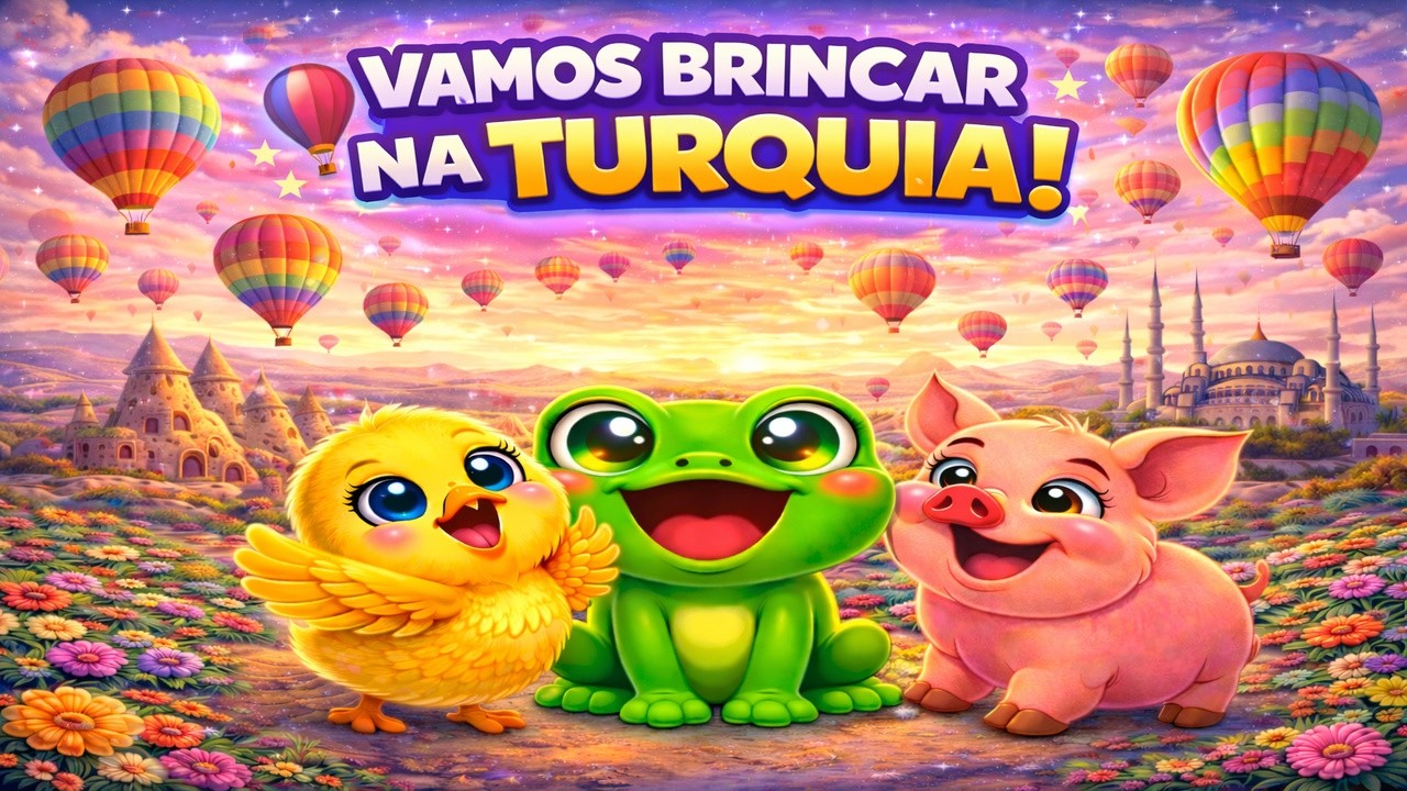 Sapinho e os Amiguinhos na Turquia 🎈🐸 | Aventura nos Balões da Capadócia