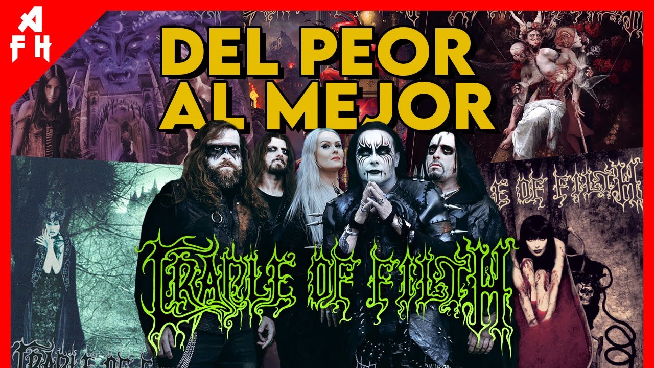 CRADLE OF FILTH - Rankeando del PEOR al MEJOR ÁLBUM