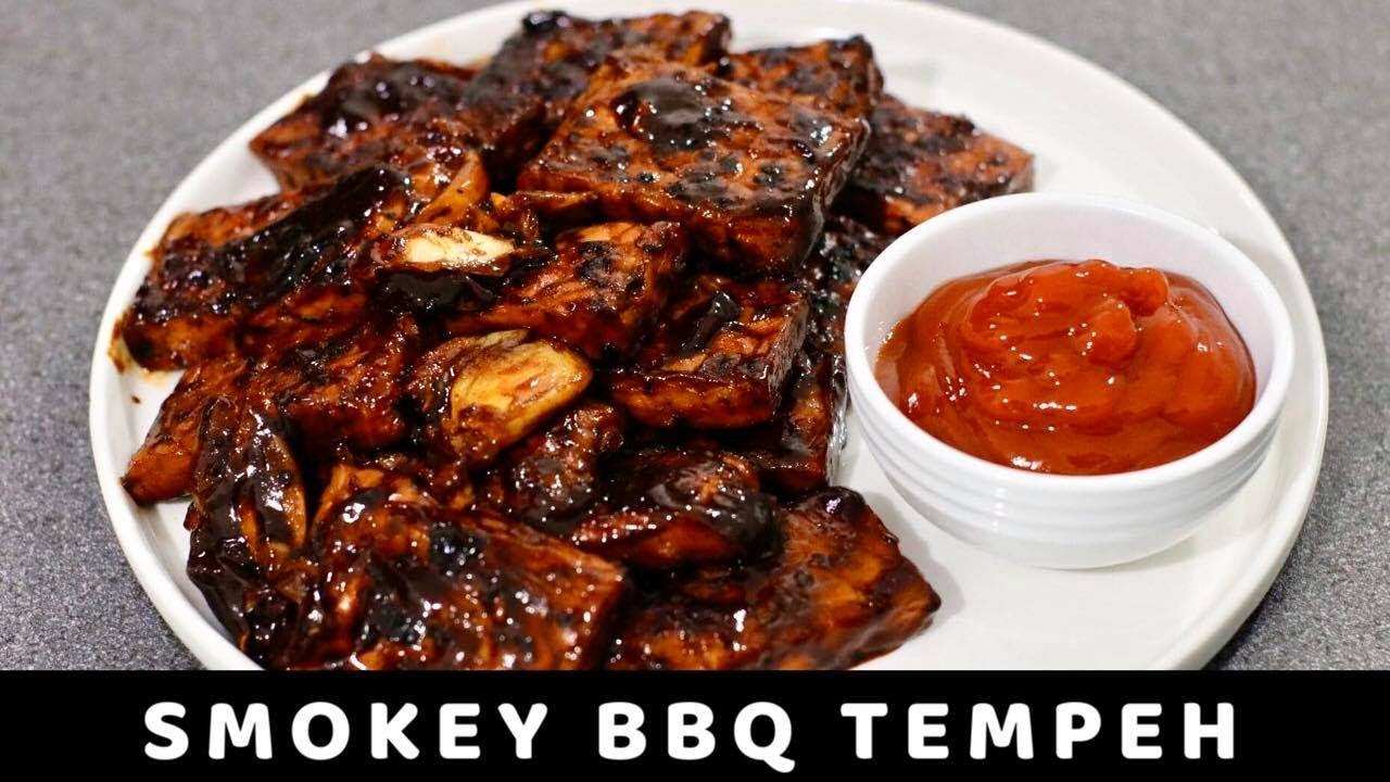 OIL-FREE SMOKEY BBQ TEMPEH | Frey and Maria