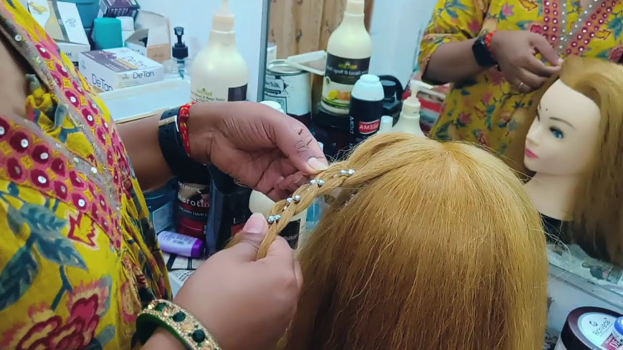 न्यू hair स्टाईल #viral #vlog #youtube #dailyvlog  # Geet gothwal vlog ❤️