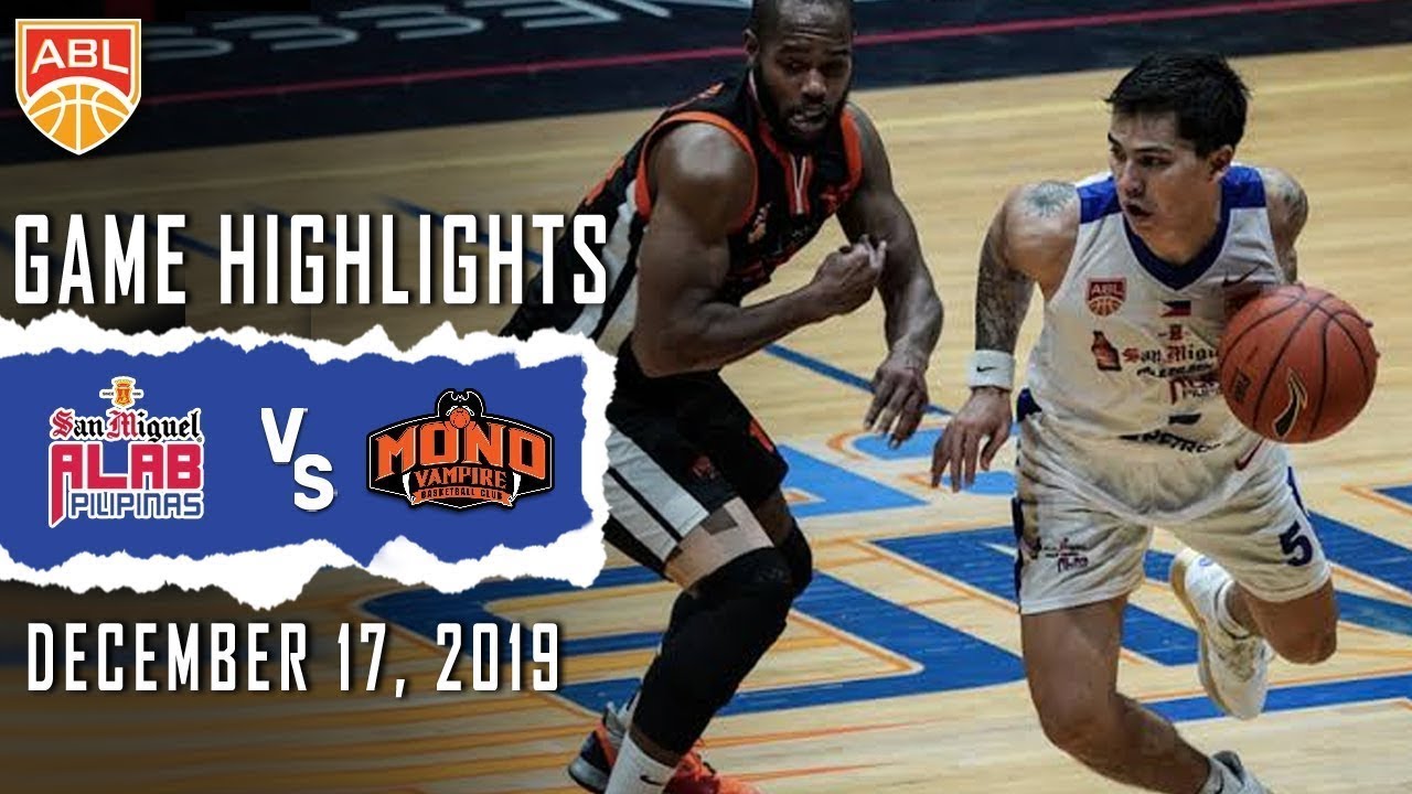 Alab Pilipinas vs. Mono Vampire - December 17, 2019 | Game Highlights | ABL '19-'20