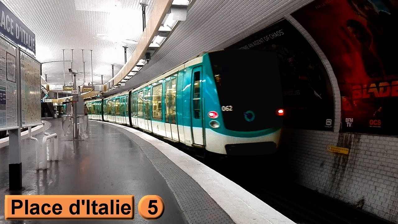 Плас д’Итали | линия 5 : Парижский метрополитен ( RATP MF01 )