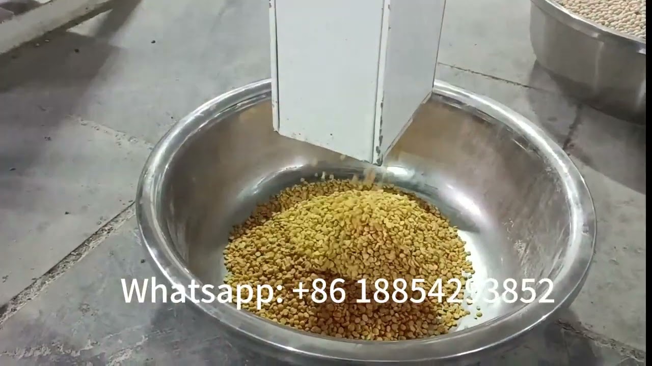 500kg/h Soyabean pea mung bean  peeling & splitting  machine