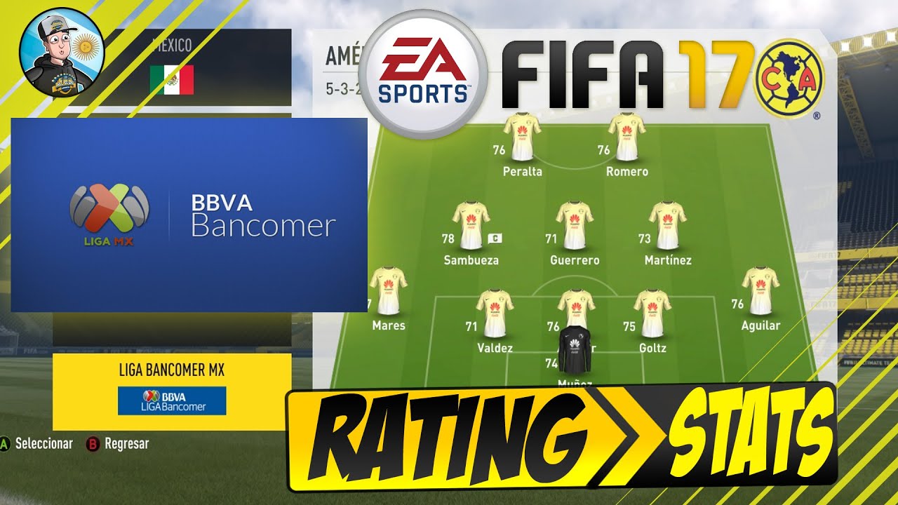 FIFA 17 Liga Bancomer Mx Player Ratings - Liga MX