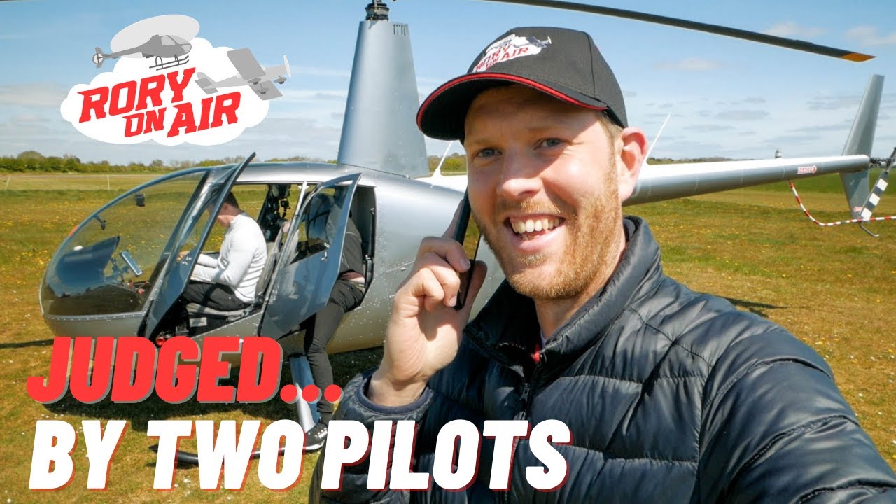 My pilot skills JUDGED by other pilots | Silverstone tour | R44 helicopter