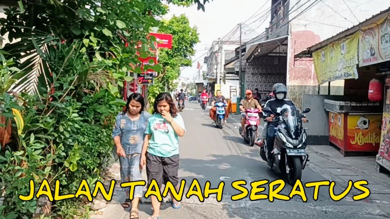 Suasana Jalan Tanah Seratus & Plaza Baru Ciledug Tangerang Masih Sepi