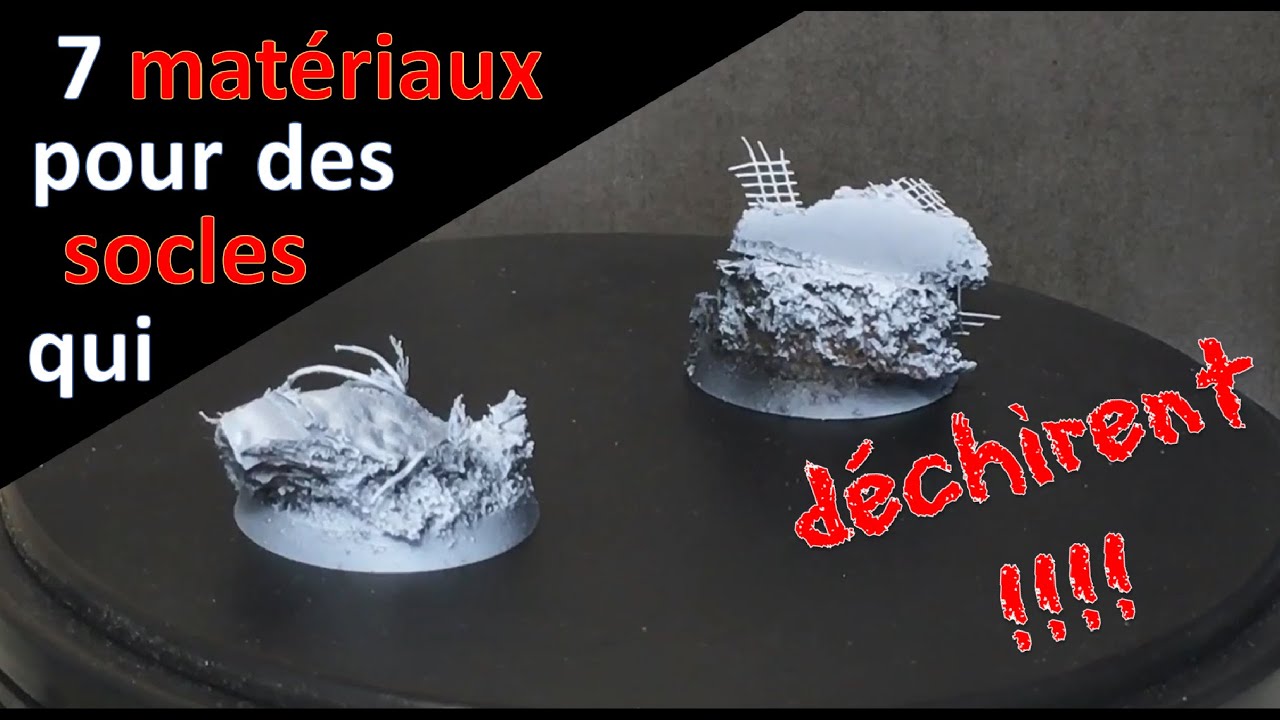 7 matériaux pour des socles qui déchirent