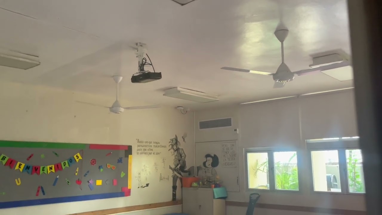 KDK Industrial Ceiling Fans At A School
