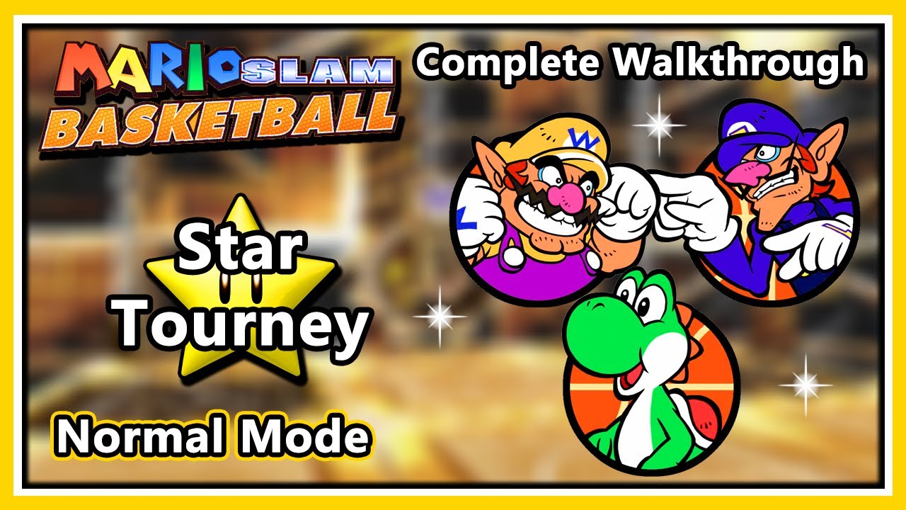 Mario Slam Basketball (Mario Hoops: 3-on-3) - CW - Star Tourney | Normal Mode