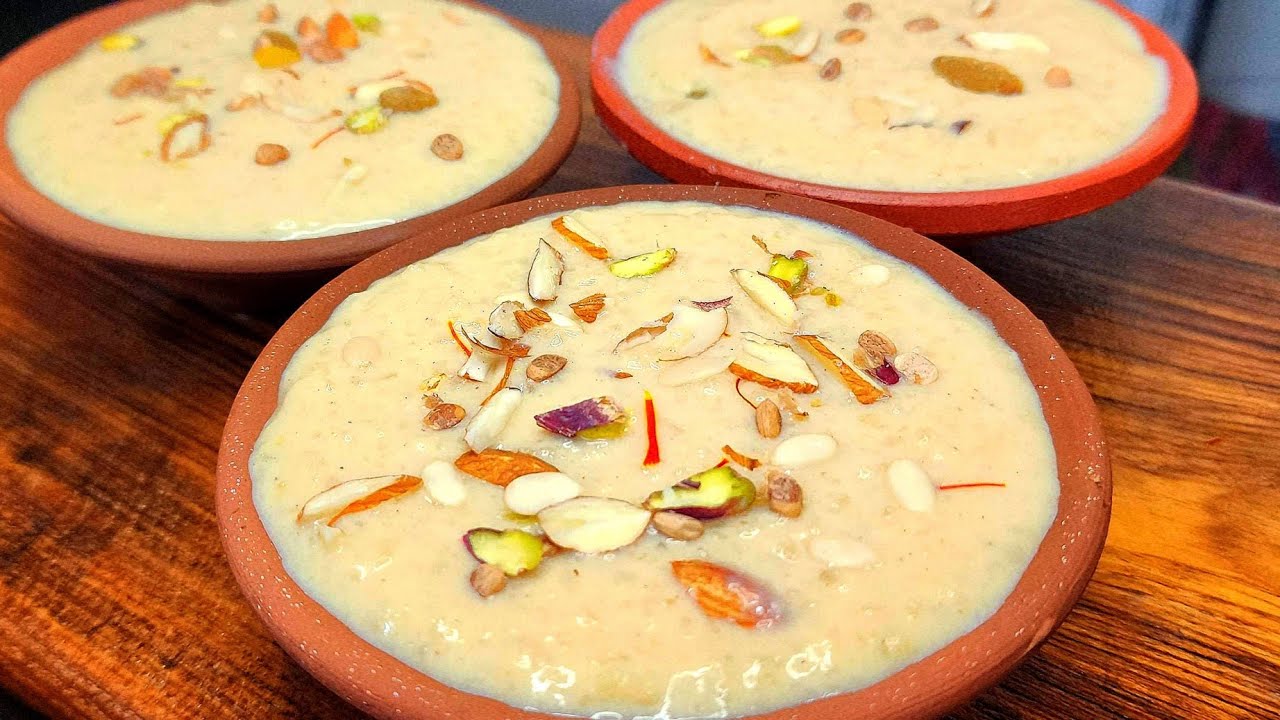चावल की फिरनी authentic rice phirni quick recipe