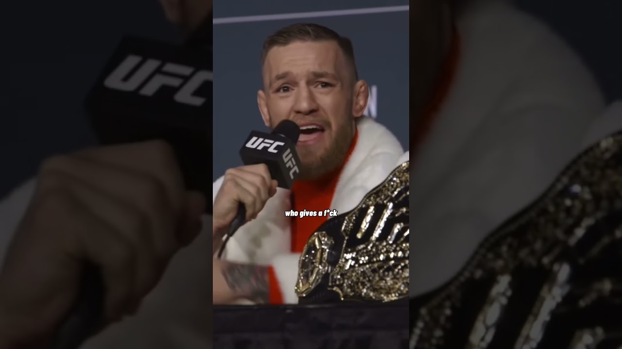 Conor Mcgregor&rsquo;s Best Ever Press Conference Moment!