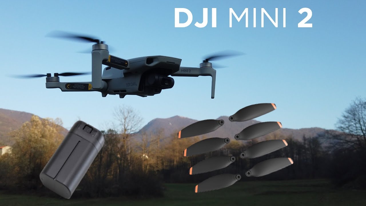 DJI MINI 2 in volo con la batteria del MINI 1 - E le ELICHE? Test con VENTO, ZOOM
