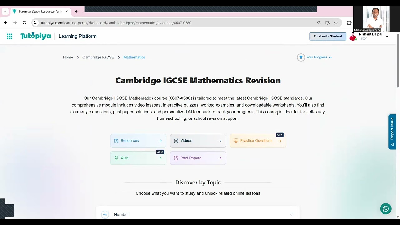 How tutors can access and use the Tutopiya Learning Resources