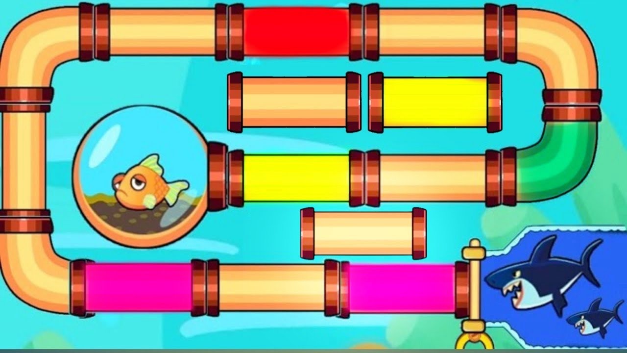 save the fish / pull the pin updated level save fish game pull the pin android game 