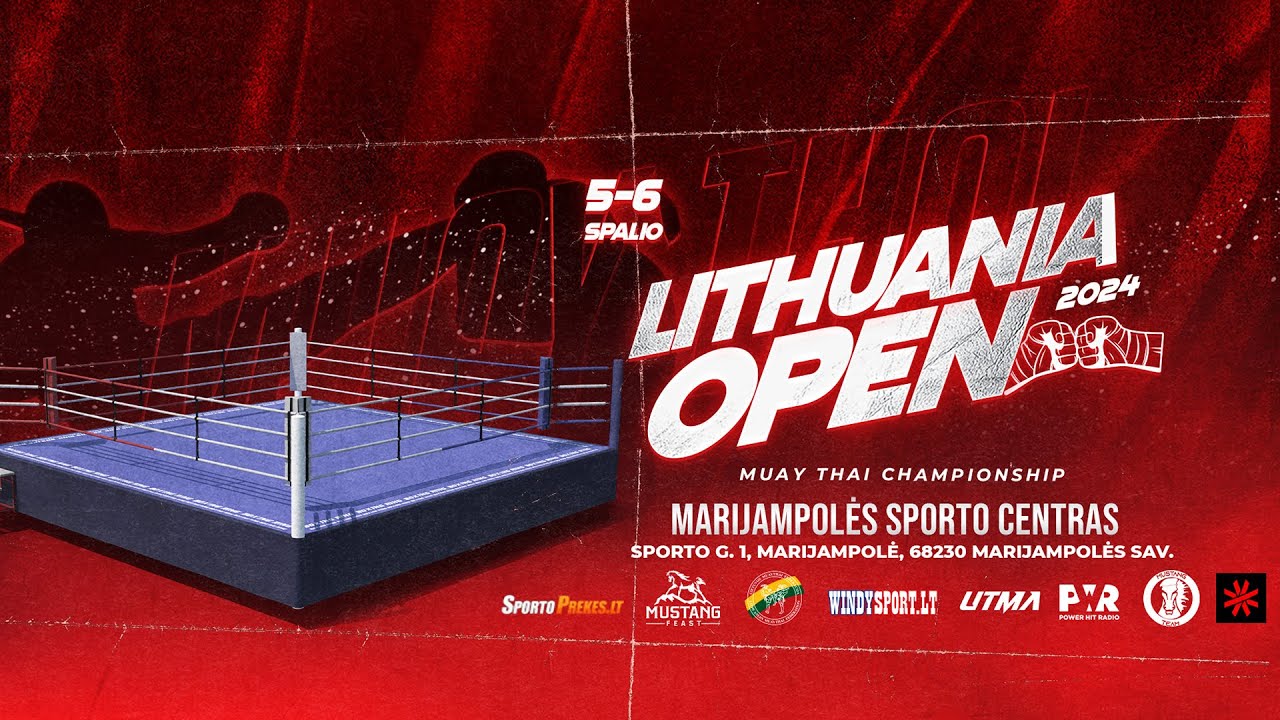Muaythai čempionatas Lithuania Open 2024 (FINALAI)