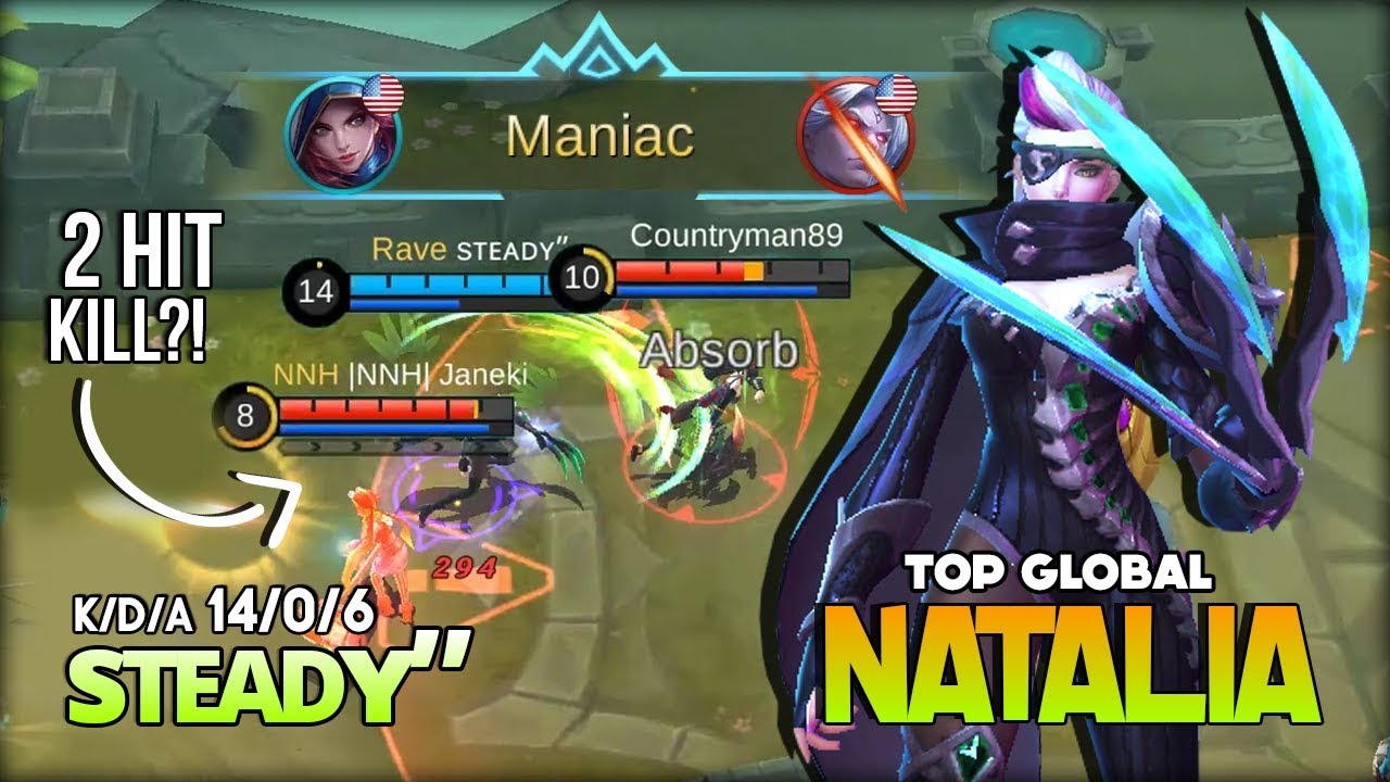 Hide and KIll! Maniac Natalia with Perfect Gameplay by sᴛᴇᴀᴅʏ” Top Global Natalia S9 ~ MLBB