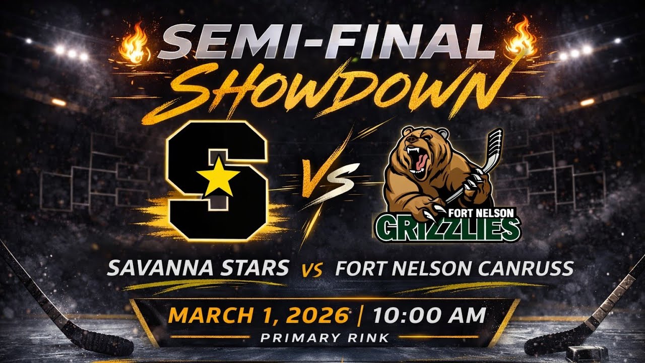 U11 Savanna Stars vs FN Canruss | NERHL Playoffs | Semi-Final | March 1, 2026