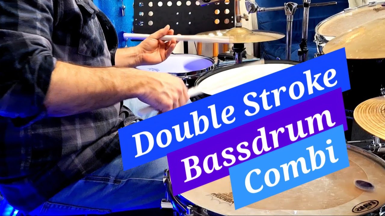 Double Stroke Bassdrum Combi! #drums #grooveoftheday #drummer #batterista #drumming #drumlessons 