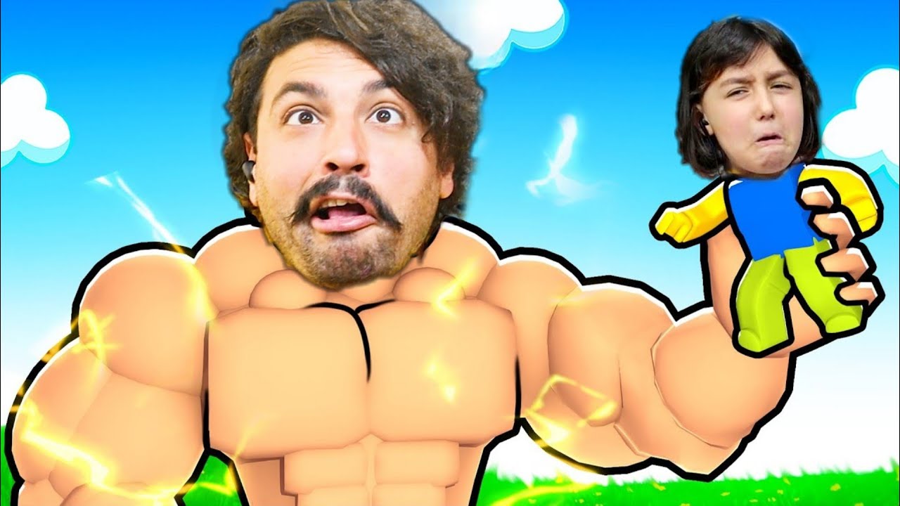 KAS YAPTIK VE HERKESİ YENDİK 💪 Roblox Gym Star Simulator