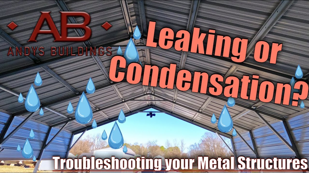Add insulation to your metal building to solve this issue!