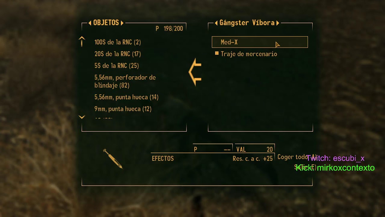 JUGANDO FALLOUT NEW VEGAS RECONQUISTANDO EL YERMO ARGENTINO PADREEE