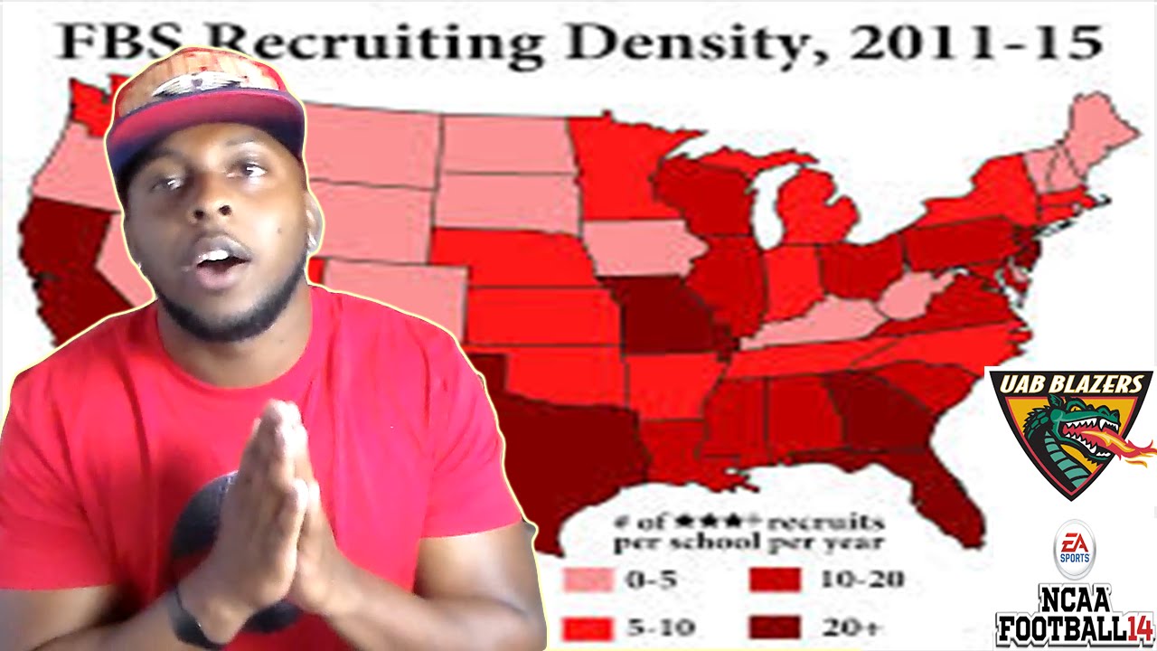 HOW TO RECRUIT EFFECTIVELY IN NCAA FOOTBALL 14 IF YOURE STILL PLAYING IN 2016-UAB DYNASTY RECRUITING