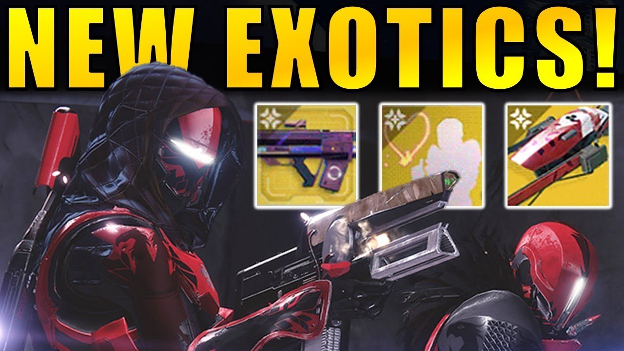 Destiny 2: NEW EXOTICS! Emotes, Sparrow, & Ornaments! | Crimson Days Loot