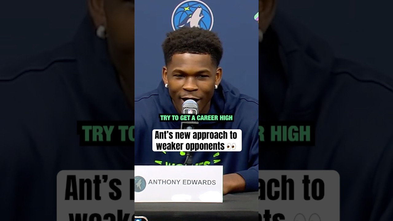 Ant&rsquo;s going for career highs 🗣️