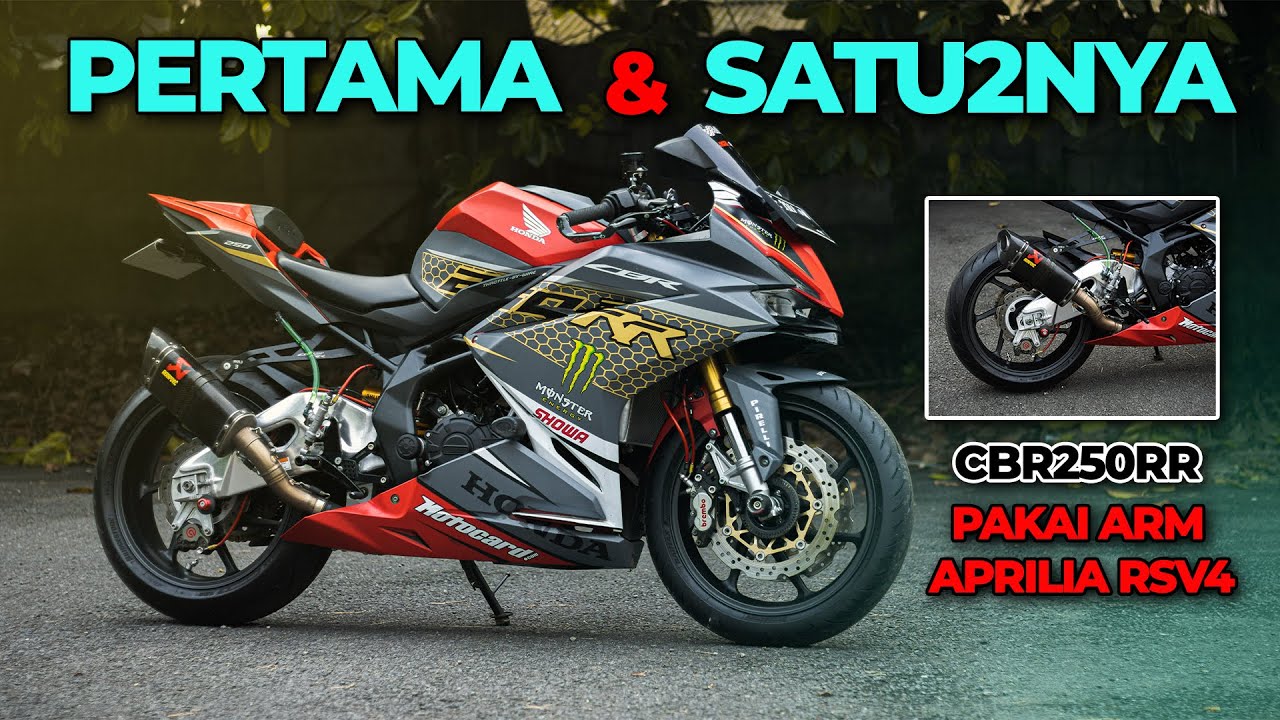 SWING ARM APRILIA RSV4 TERPASANG DI CBR250RR