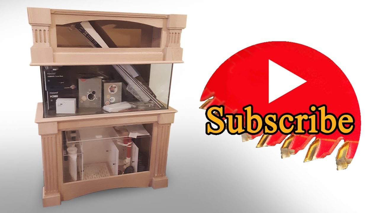 75 gallon aquarium stand - making it fancy.  The Ultimate 75 Gallon Build Part 2
