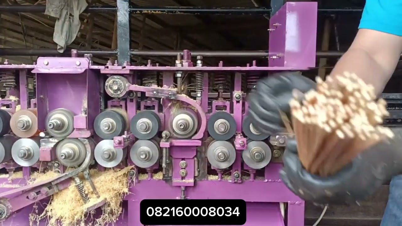 MESIN TUSUK SATE ANTI SELIP SLICER PLANER KELUAR 7 LIDI