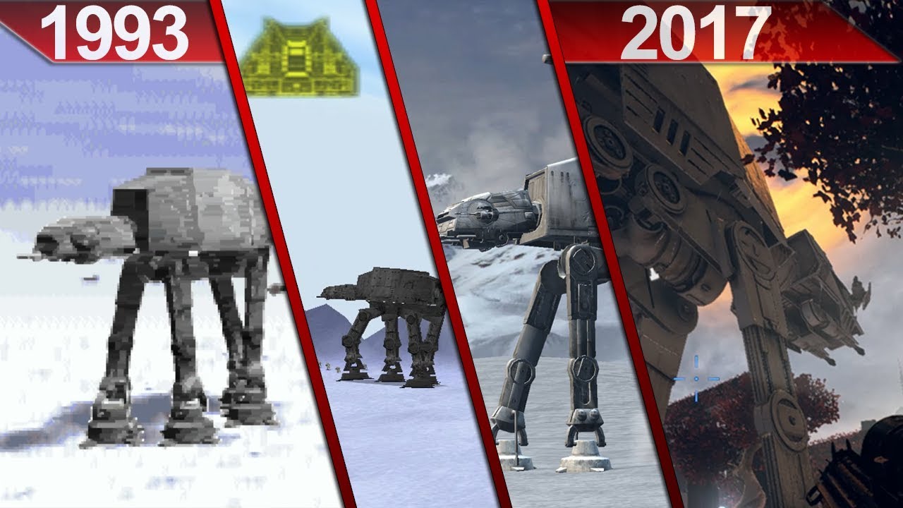 History of Star Wars | AT-AT walkers in PC Games | 1993 - 2017