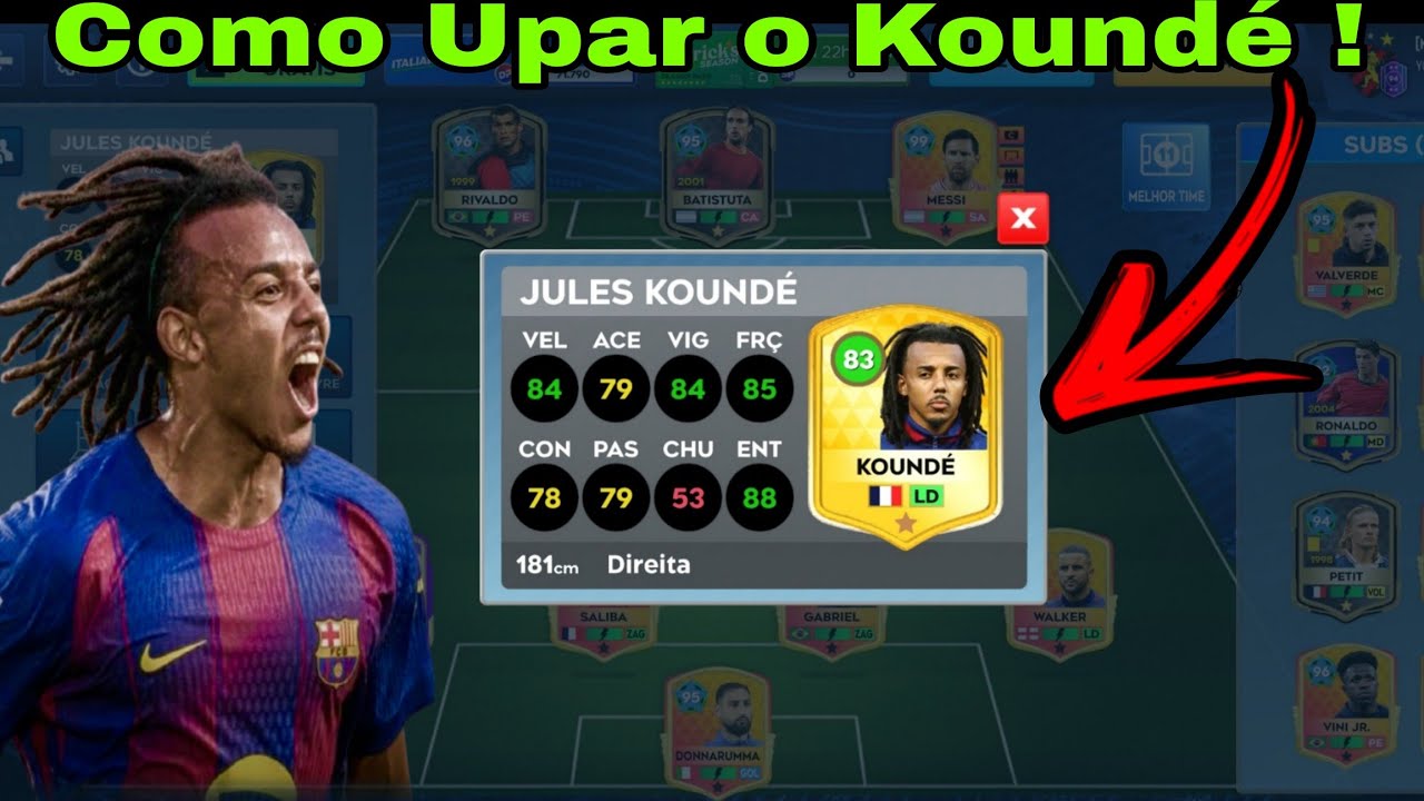 DLS 26 | COMO UPAR O KOUNDÉ NO DREAM LEAGUE SOCCER 2026